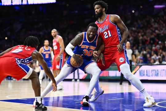 NBA: New York Knicks at Philadelphia 76ers