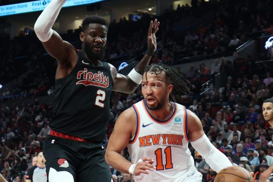 NBA: New York Knicks at Portland Trail Blazers