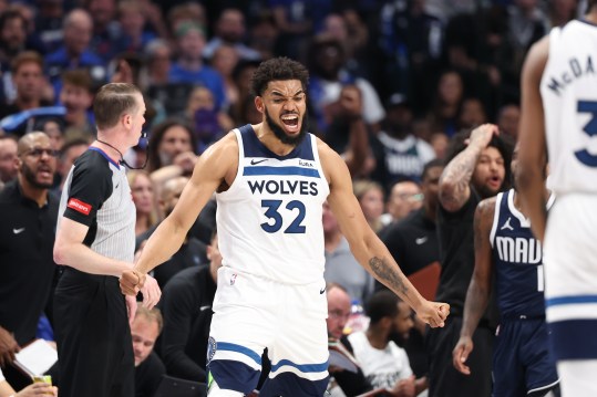 NBA: Playoffs-Minnesota Timberwolves at Dallas Mavericks, knicks, karl-anthony towns