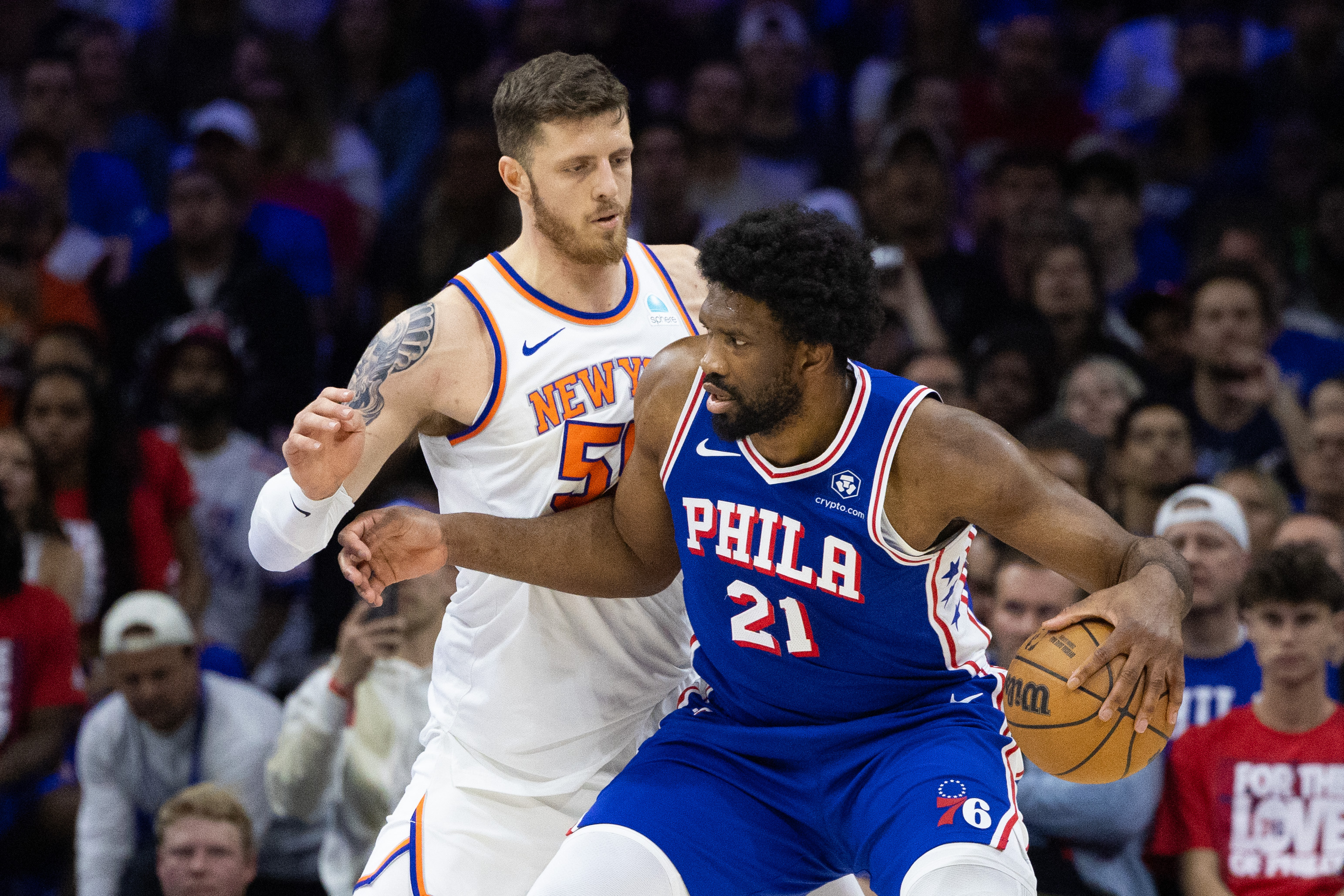 NBA: Playoffs-New York Knicks at Philadelphia 76ers