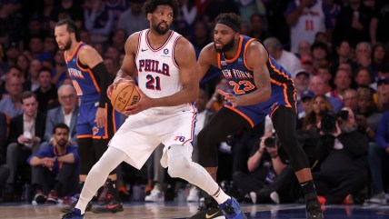 The Knicks may not have their starting center to open season