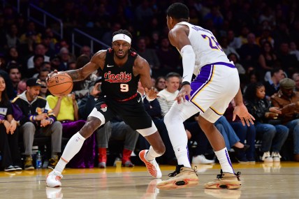 NBA: Portland Trail Blazers at Los Angeles Lakers