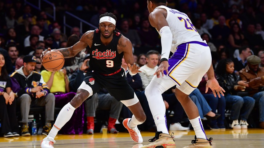 NBA: Portland Trail Blazers at Los Angeles Lakers