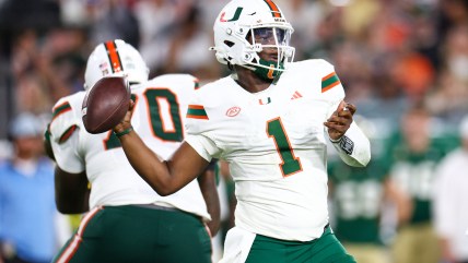 Giants should be keeping a close on eye on star Miami quarterback as possible draft target for 2025