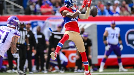 The Giants are completely disregarding their speedy wide receiver