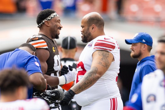 NFL: New York Giants at Cleveland Browns