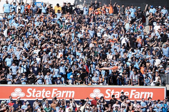 Near 44,738 fans enjoyed the game. Second highest attendance in Club History | Credit: Anthony Surrusco
