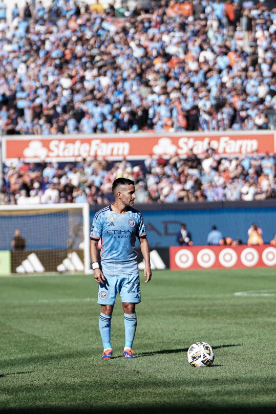 New York City FC’s legend Maxi Moralez | Credit : Anthony Surrusco
