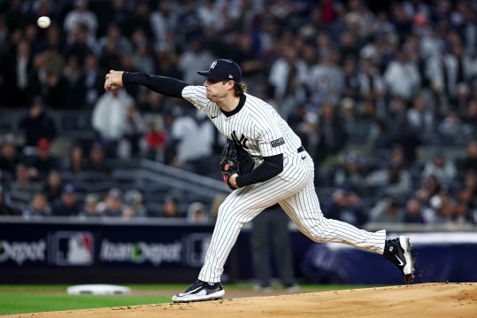 MLB: ALCS-Cleveland Guardians at New York Yankees, gerrit cole