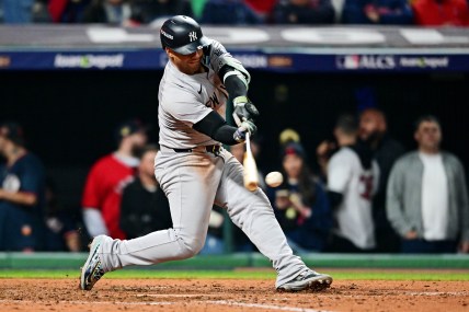 MLB: ALCS-New York Yankees at Cleveland Guardians, gleyber torres