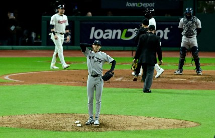 MLB: ALCS-New York Yankess at Cleveland Indians, luke weaver