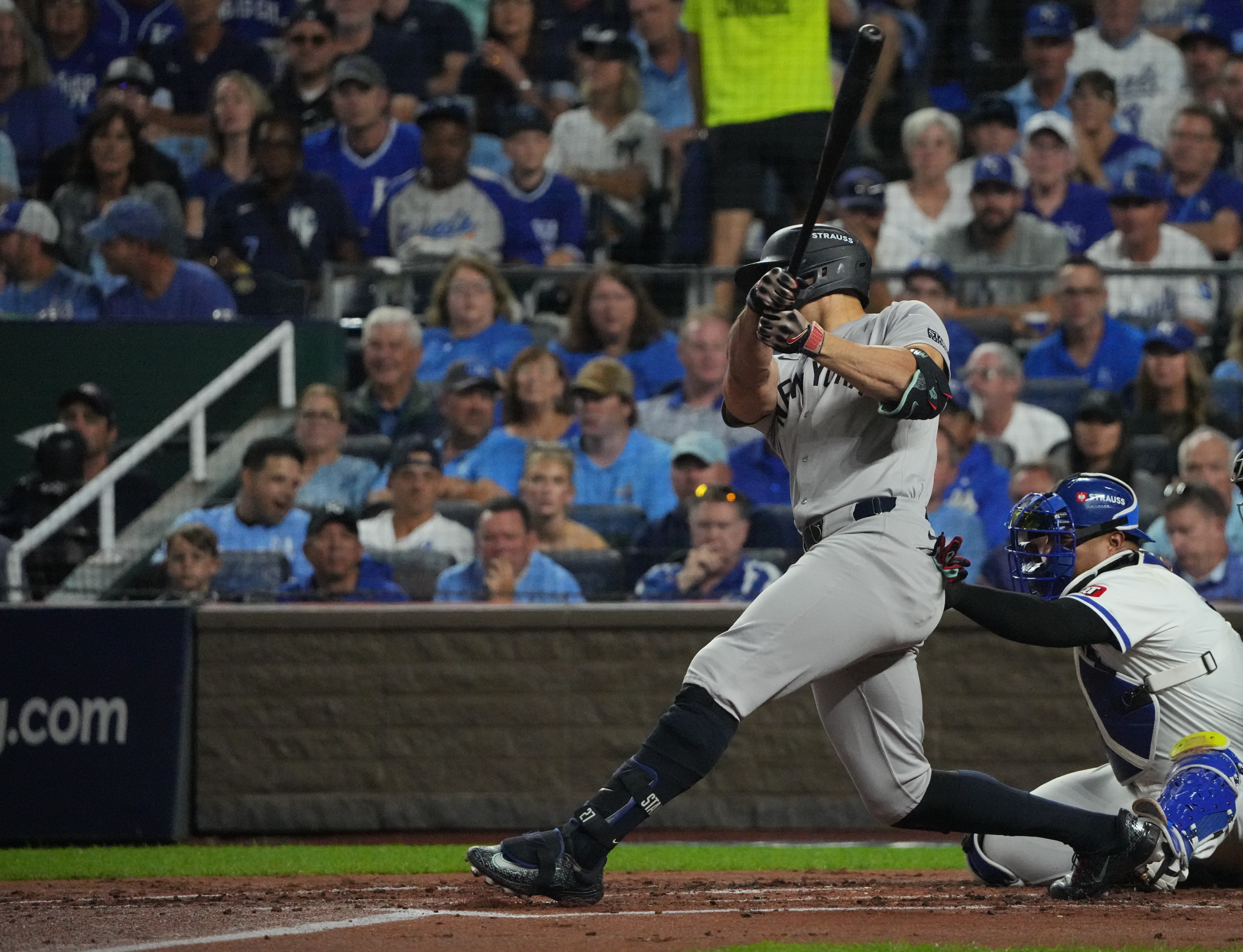 MLB: ALDS-New York Yankees at Kansas City Royals, giancarlo stanton