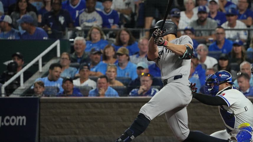 MLB: ALDS-New York Yankees at Kansas City Royals, giancarlo stanton