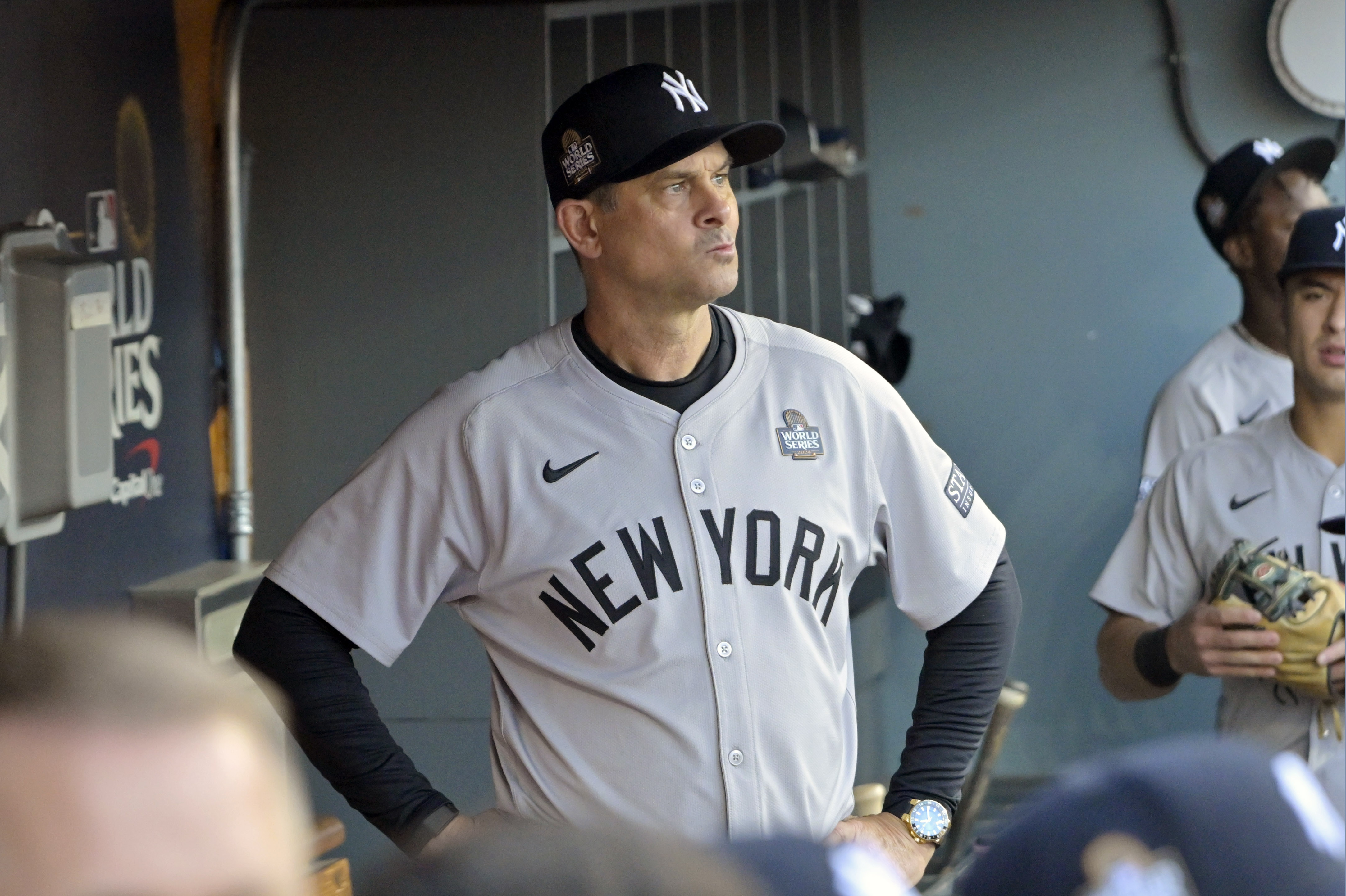 MLB: World Series-New York Yankees at Los Angeles Dodgers, aaron boone