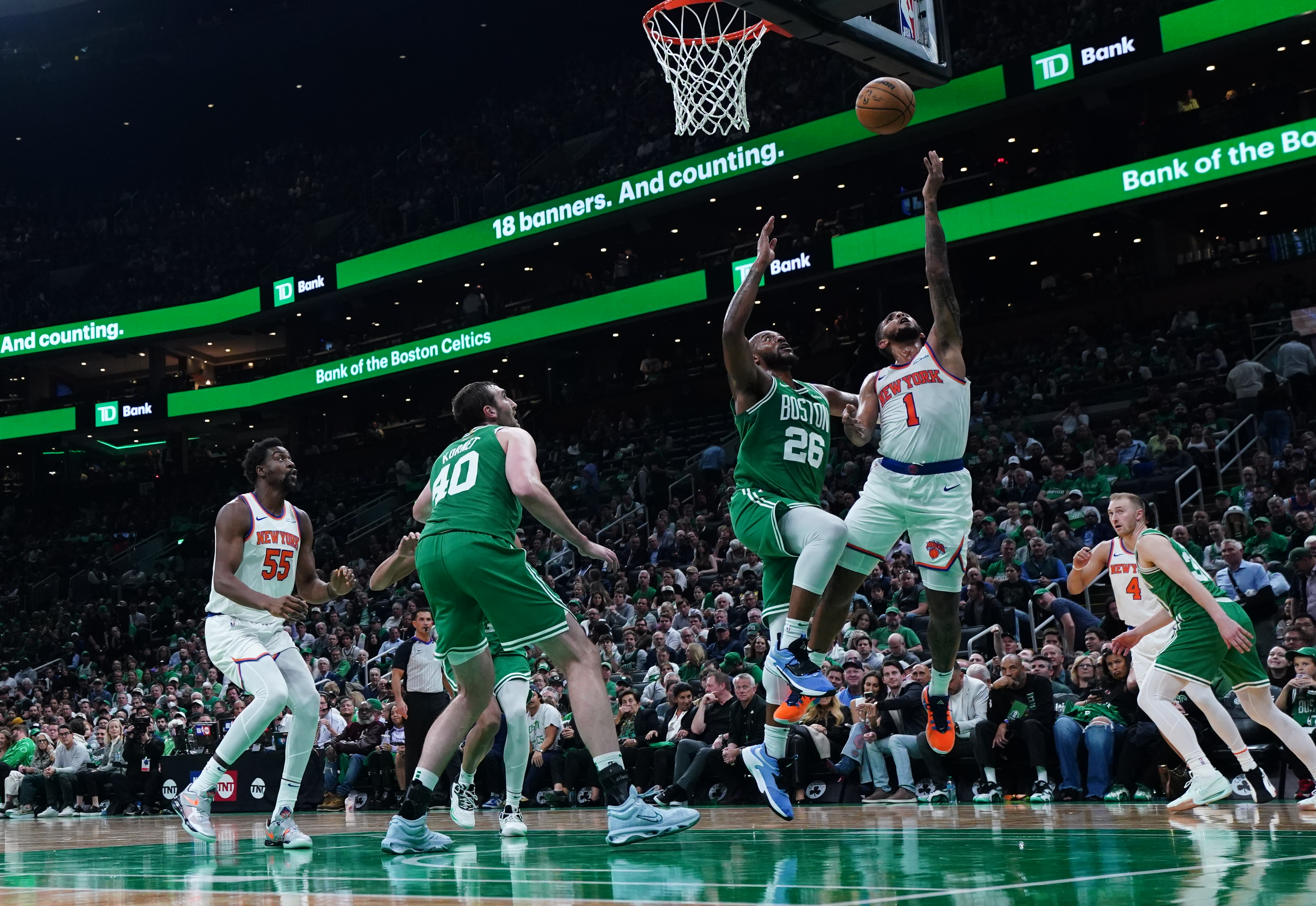 NBA: New York Knicks at Boston Celtics