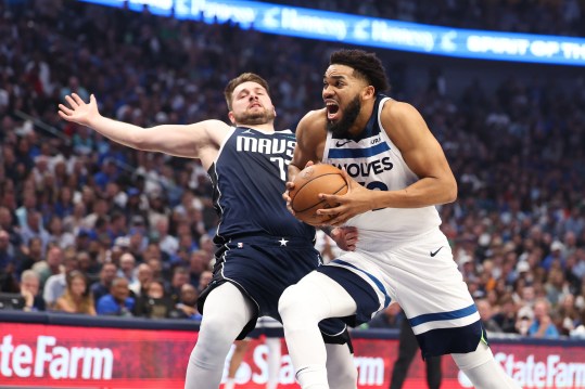 NBA: Playoffs-Minnesota Timberwolves at Dallas Mavericks, knicks, karl-anthony towns