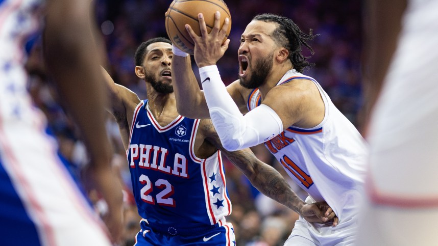 NBA: Playoffs-New York Knicks at Philadelphia 76ers