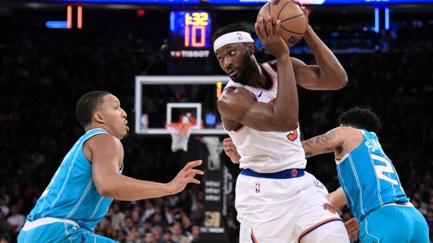 NBA: Preseason-Charlotte Hornets at New York Knicks, precious achiuwa