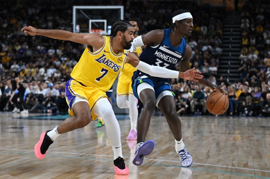 NBA: Preseason-Minnesota Timberwolves at Los Angeles Lakers