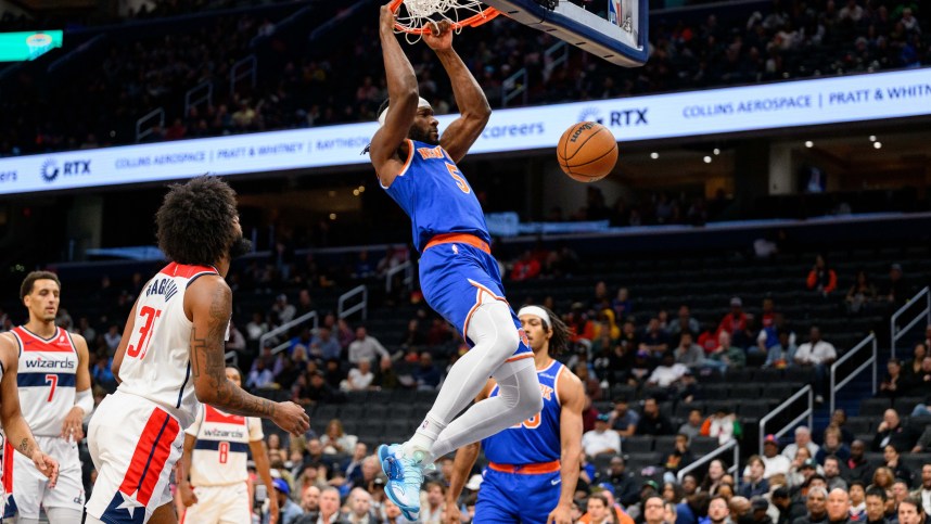 NBA: Preseason-New York Knicks at Washington Wizards, precious achiuwa