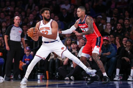 NBA: Preseason-Washington Wizards at New York Knicks, karl-anthony towns