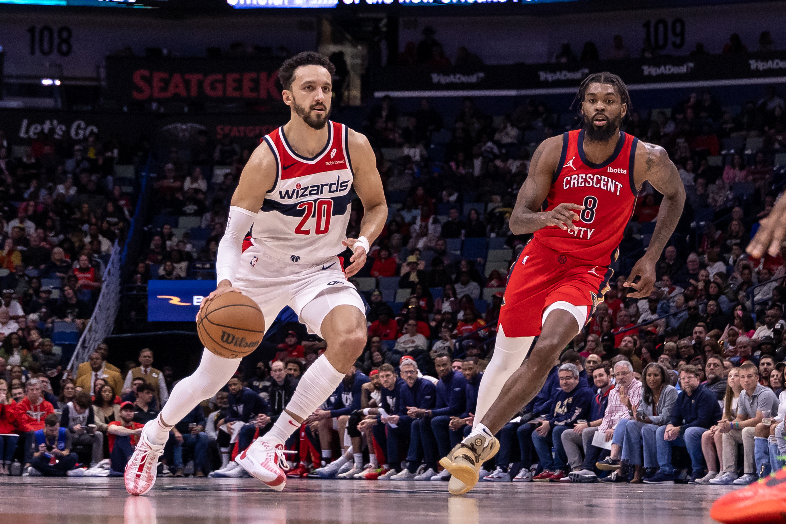 NBA: Washington Wizards at New Orleans Pelicans, knicks, landry shamet