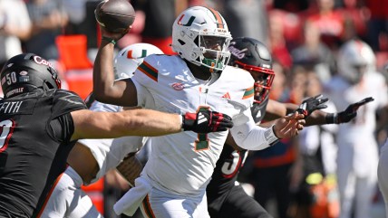 Giants named ‘perfect fit’ for star Miami quarterback prospect