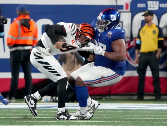 NFL: Cincinnati Bengals at New York Giants