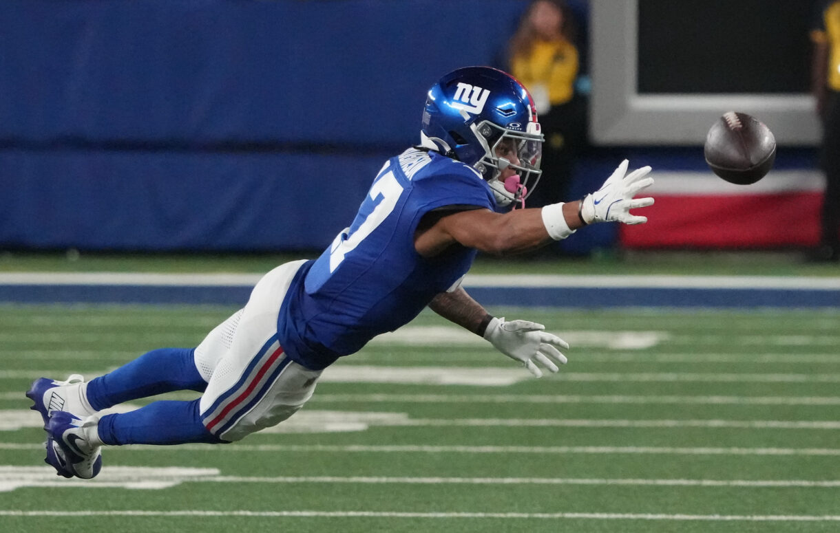 NFL: Cincinnati Bengals at New York Giants, wan'dale robinson