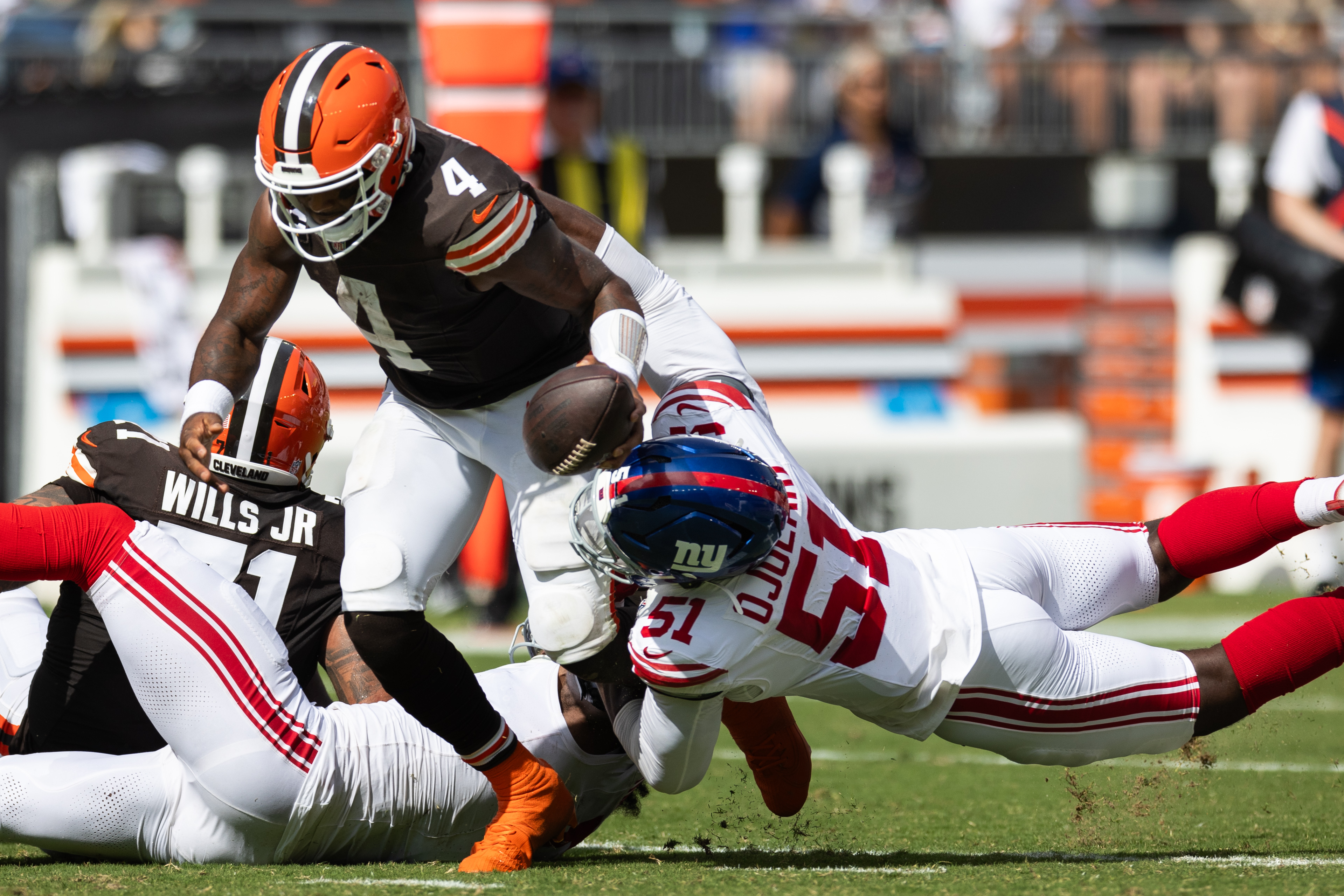 NFL: New York Giants at Cleveland Browns