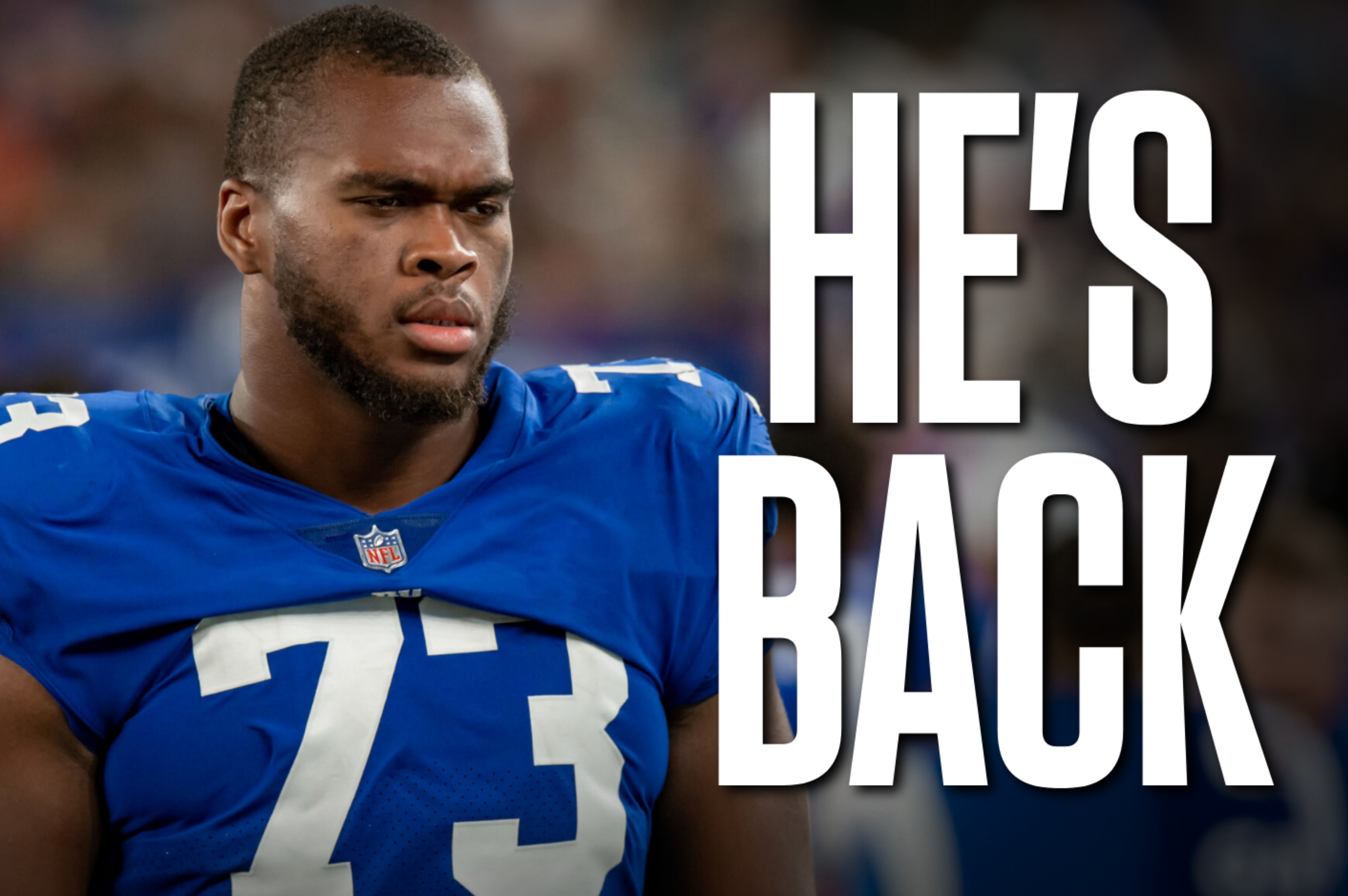 Giants, Evan Neal, He's Back