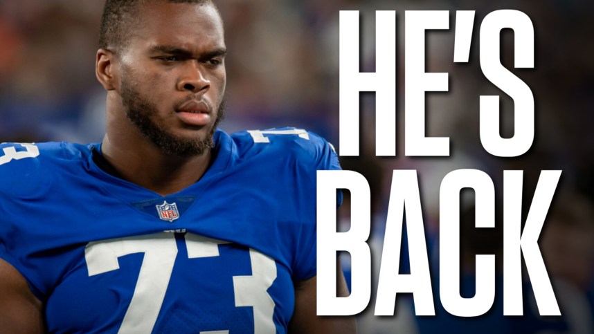 Giants, Evan Neal, He's Back