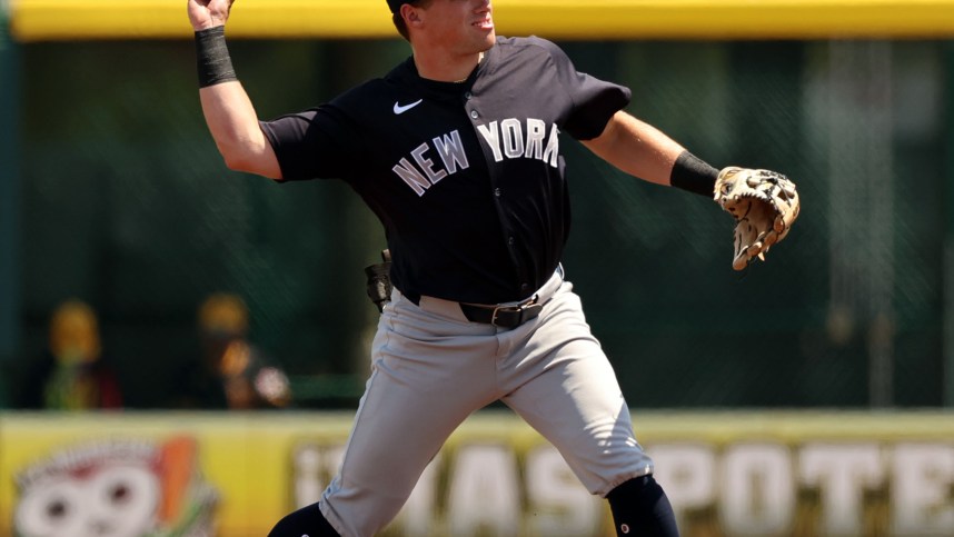 MLB: Spring Training-New York Yankees at Pittsburgh Pirates, caleb durbin