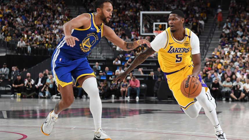 NBA: Preseason-Golden State Warriors at Los Angeles Lakers