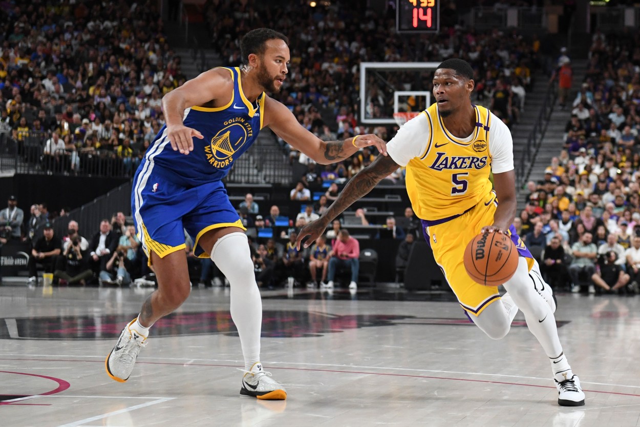 NBA: Preseason-Golden State Warriors at Los Angeles Lakers