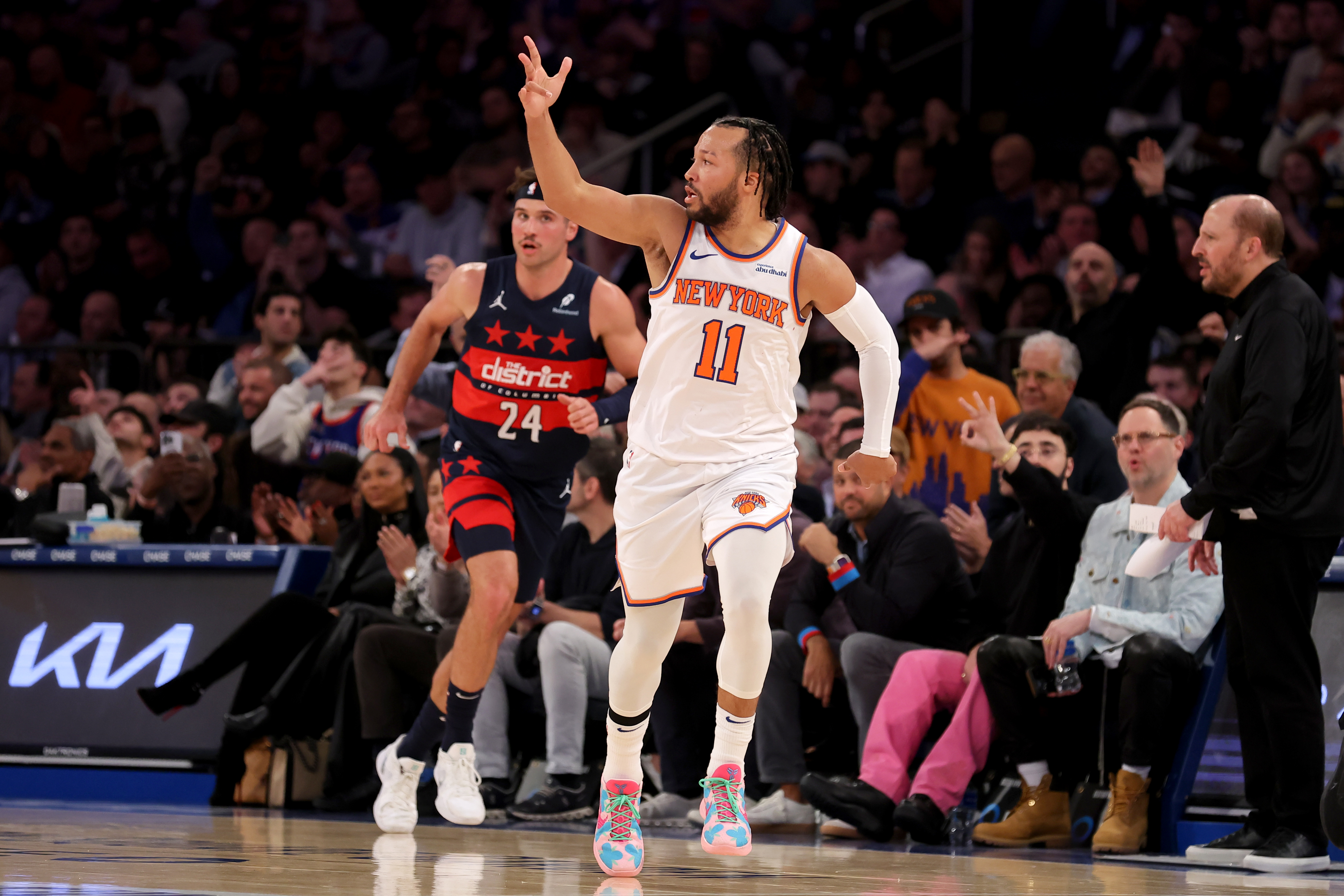 NBA: Washington Wizards at New York Knicks