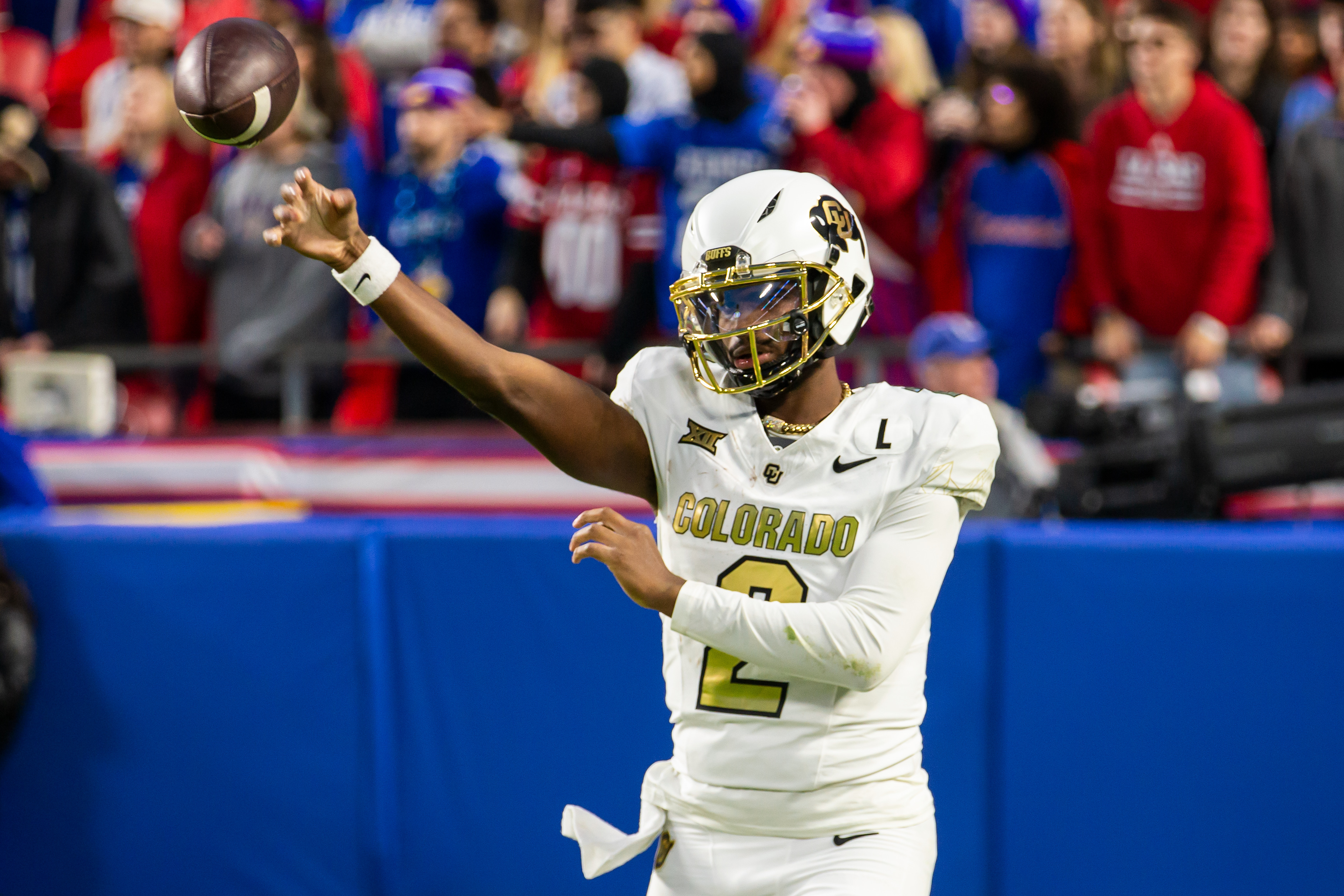 NCAA Football: Colorado at Kansas, shedeur sanders, new york giants