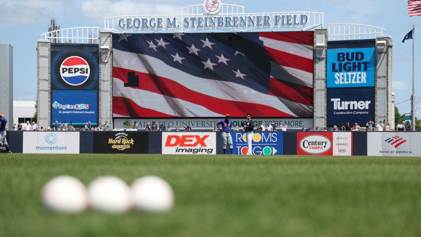 MLB: Spring Training-New York Mets at New York Yankees