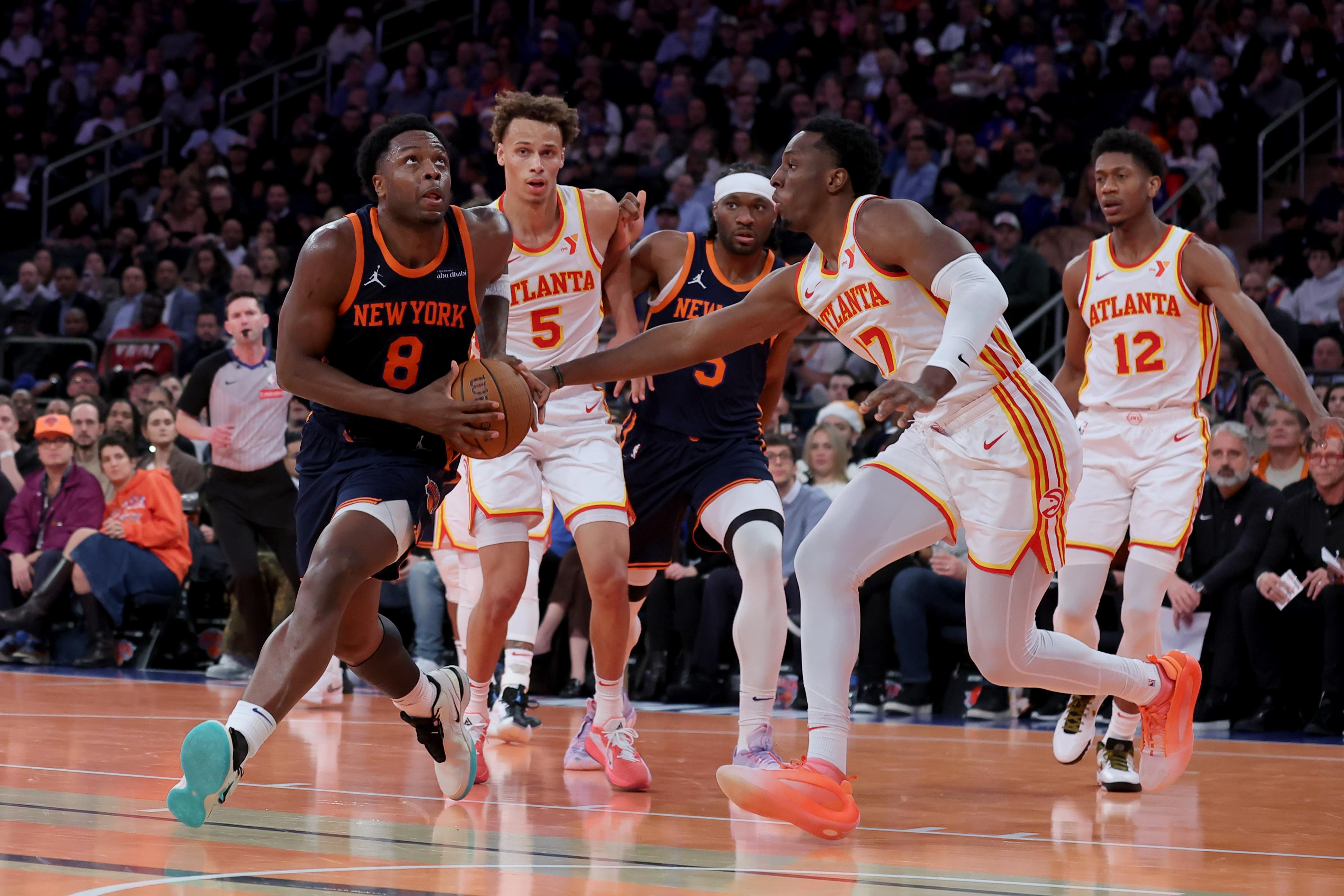 NBA: Atlanta Hawks at New York Knicks