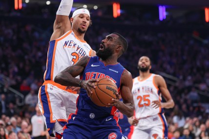 NBA: Detroit Pistons at New York Knicks