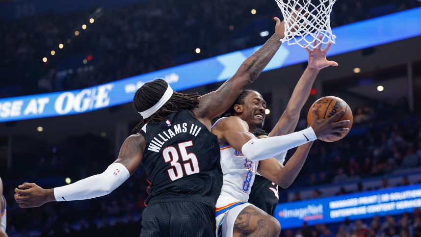 NBA: Portland Trail Blazers at Oklahoma City Thunder