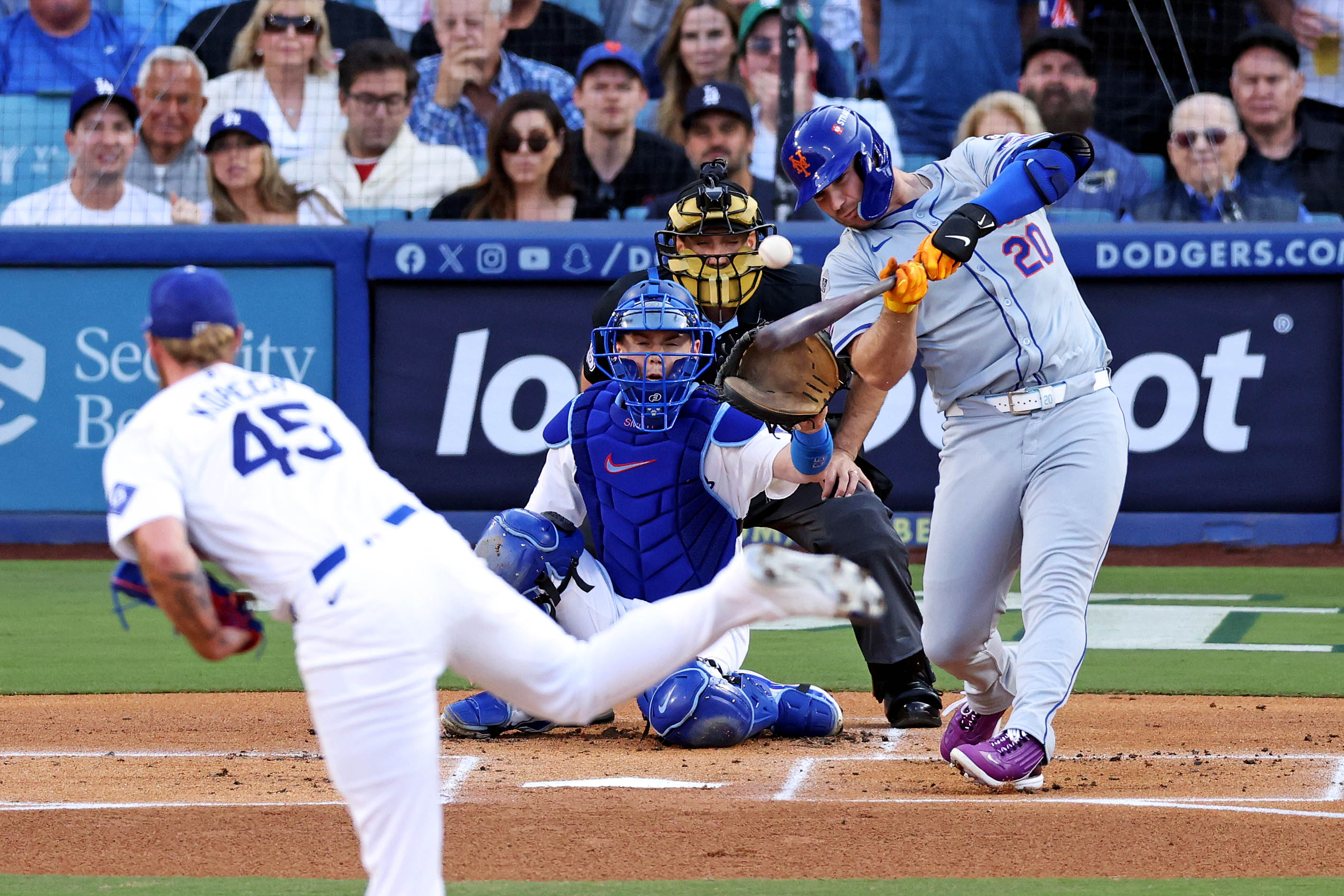 MLB: NLCS-New York Mets at Los Angeles Dodgers