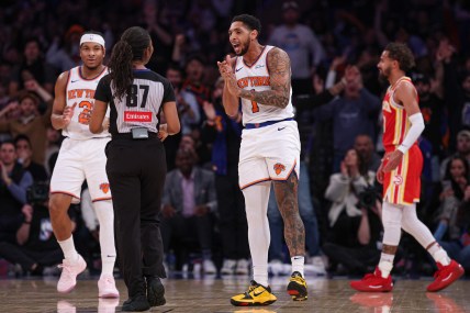 NBA: Atlanta Hawks at New York Knicks