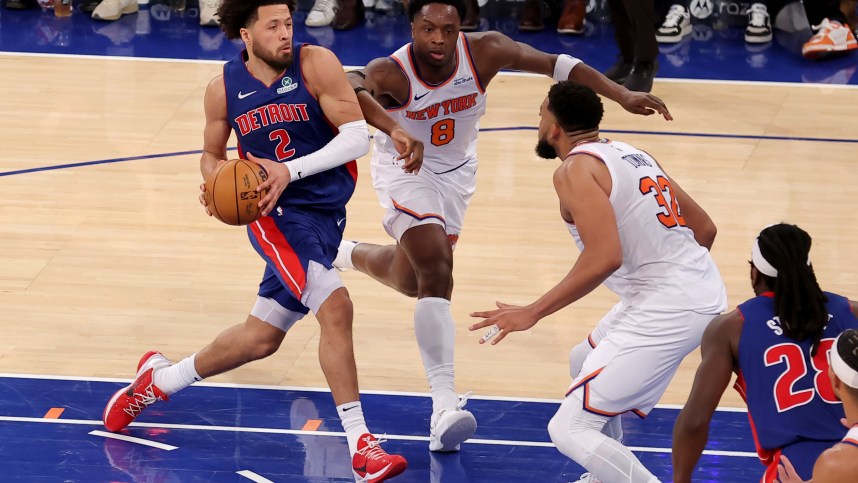 NBA: Detroit Pistons at New York Knicks