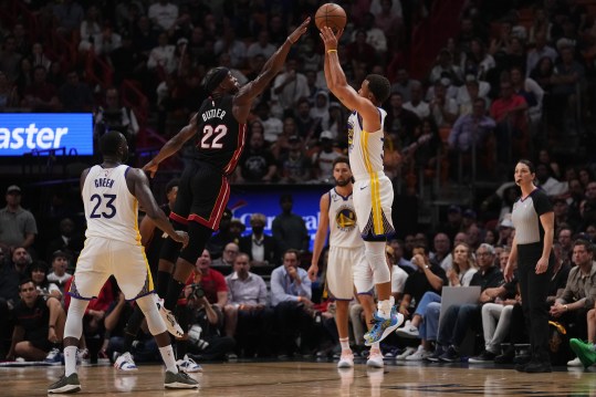 NBA: Golden State Warriors at Miami Heat