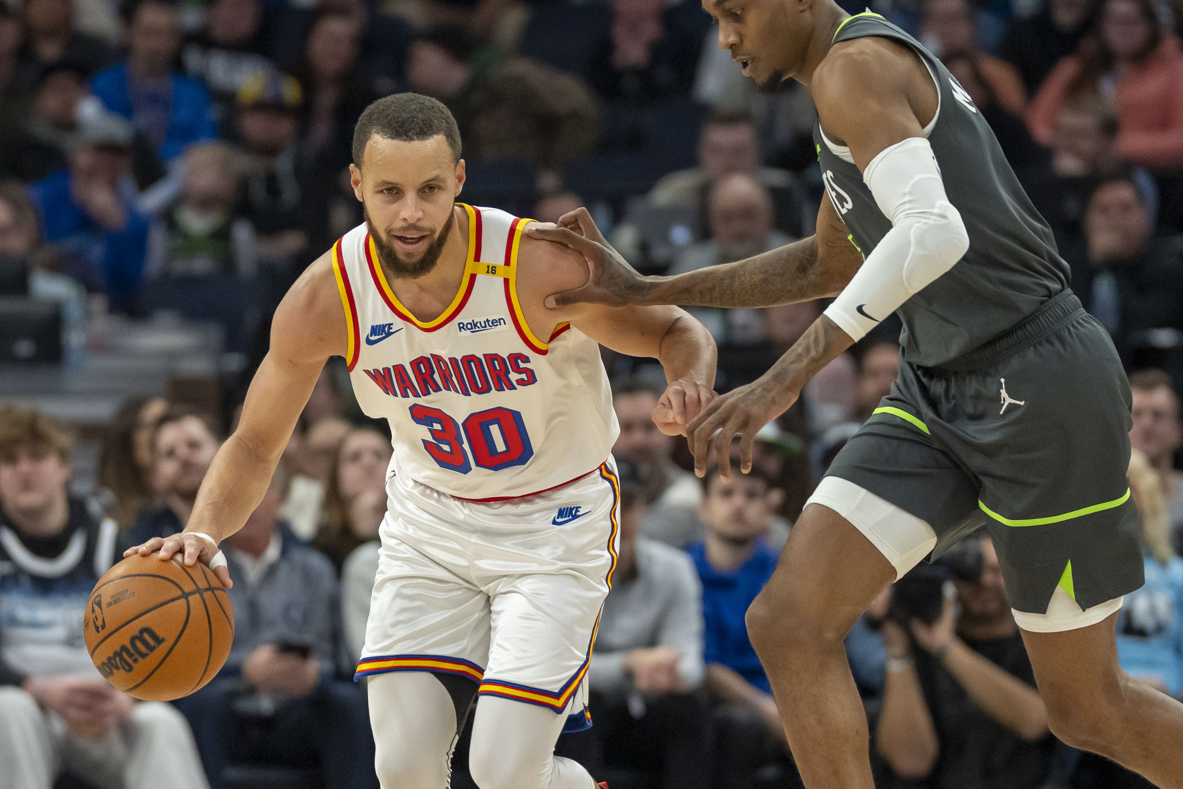 NBA: Golden State Warriors at Minnesota Timberwolves