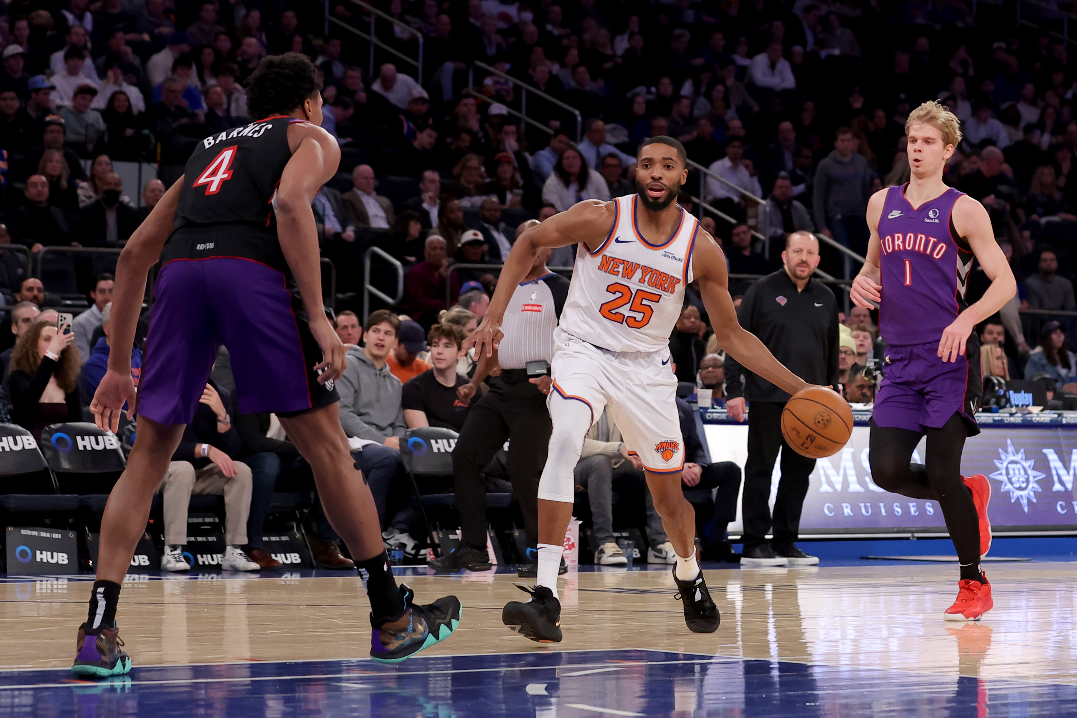 NBA: Toronto Raptors at New York Knicks