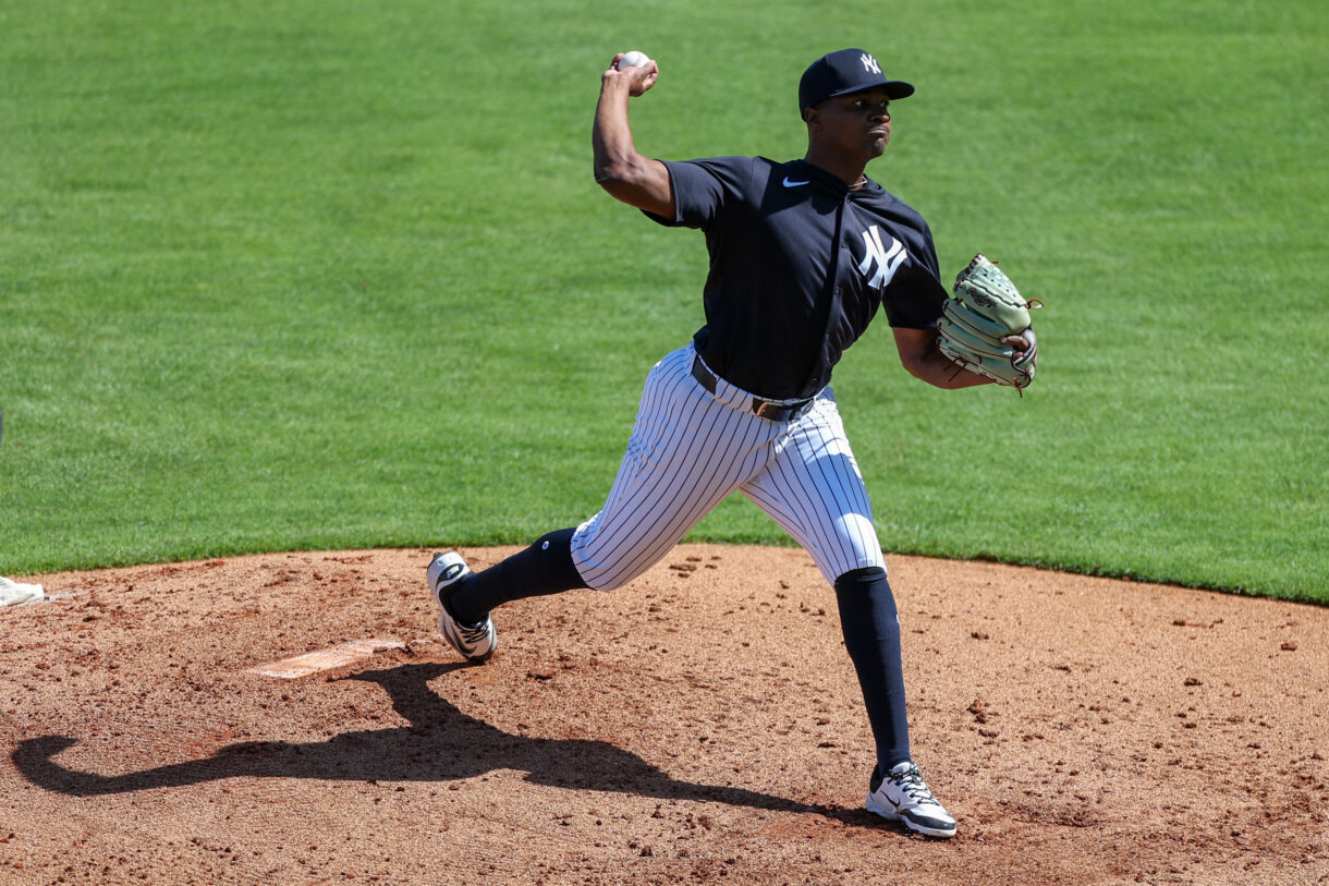 MLB: New York Yankees-Workouts, yerry de los santos