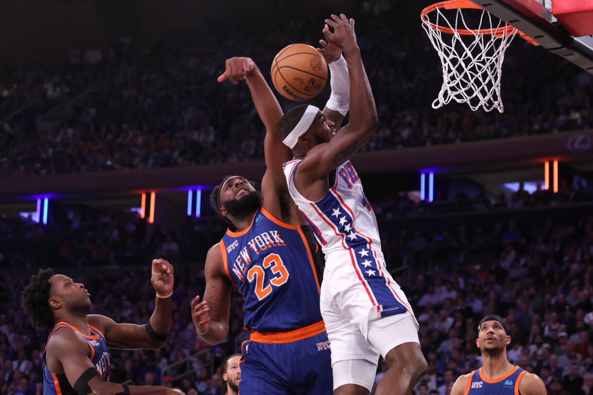 NBA: Playoffs-Philadelphia 76ers at New York Knicks