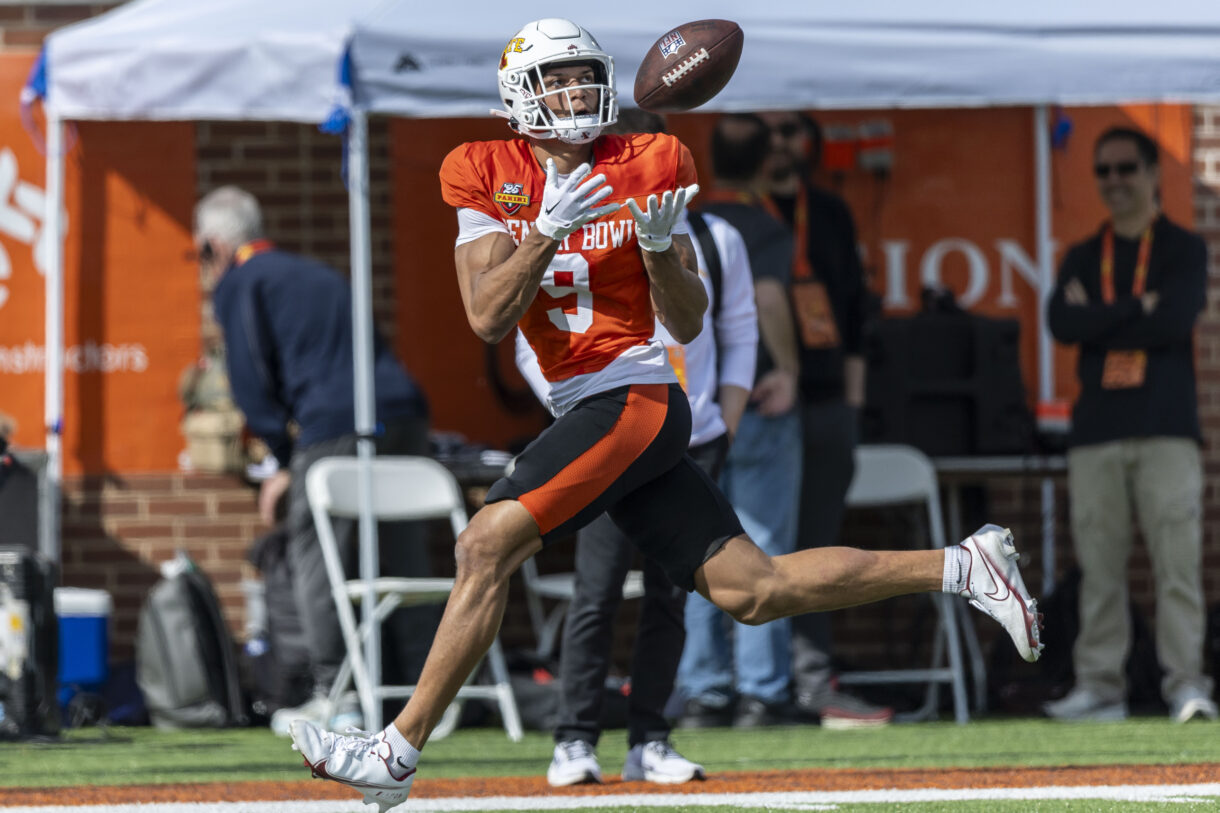 NCAA Football: Senior Bowl, jayden higgins, new york giants